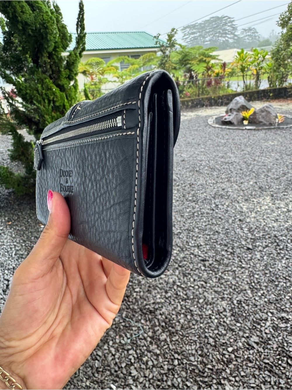 Dooney & Bourke 1975 Black Leather Wallet WR202 BB NWT $185 - Picture 7 of 15
